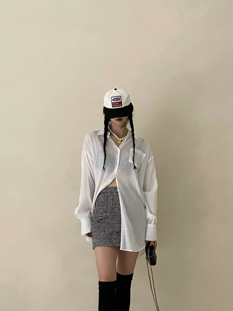 Auver_Fit - Korean Women Fashion - #womensfashion - Lay Long Shirt - 7