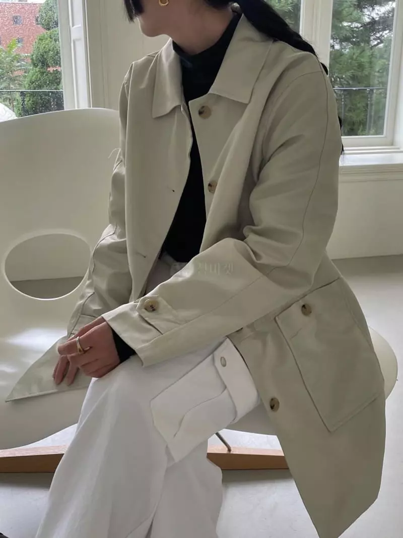 Avecnous - Korean Women Fashion - #momslook - Putty Padding Coat - 11