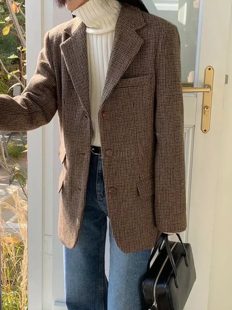 Avecnous - Korean Women Fashion - #momslook - Triple Jacket - 11