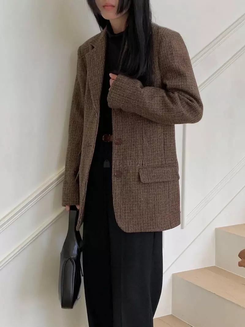 Avecnous - Korean Women Fashion - #momslook - Triple Jacket - 9