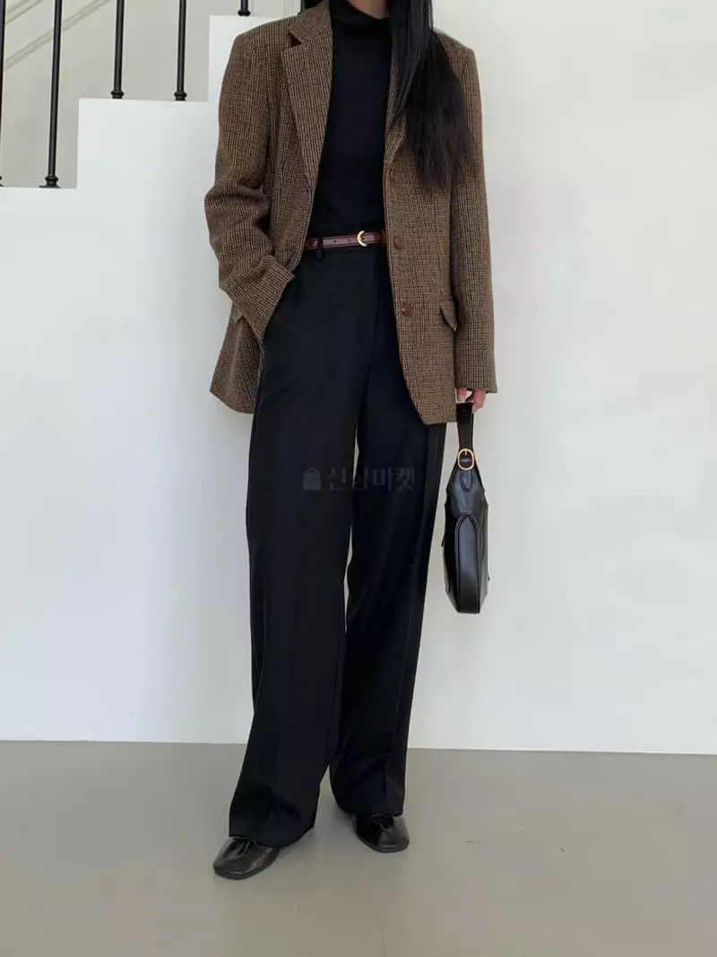 Avecnous - Korean Women Fashion - #momslook - Slim Pants - 12