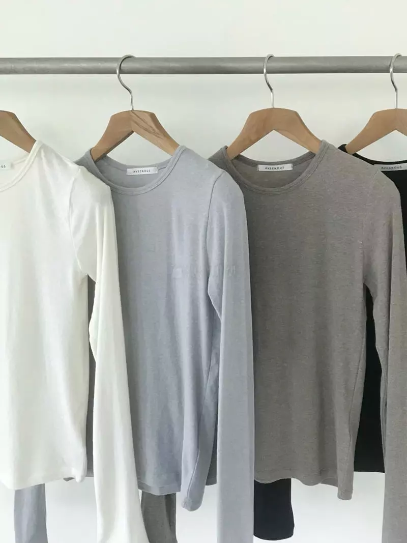 Avecnous - Korean Women Fashion - #momslook - Bibi Span Tee