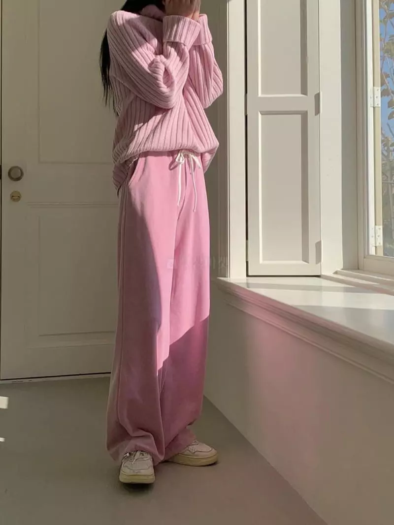 Avecnous - Korean Women Fashion - #momslook - Berry String Pants - 7
