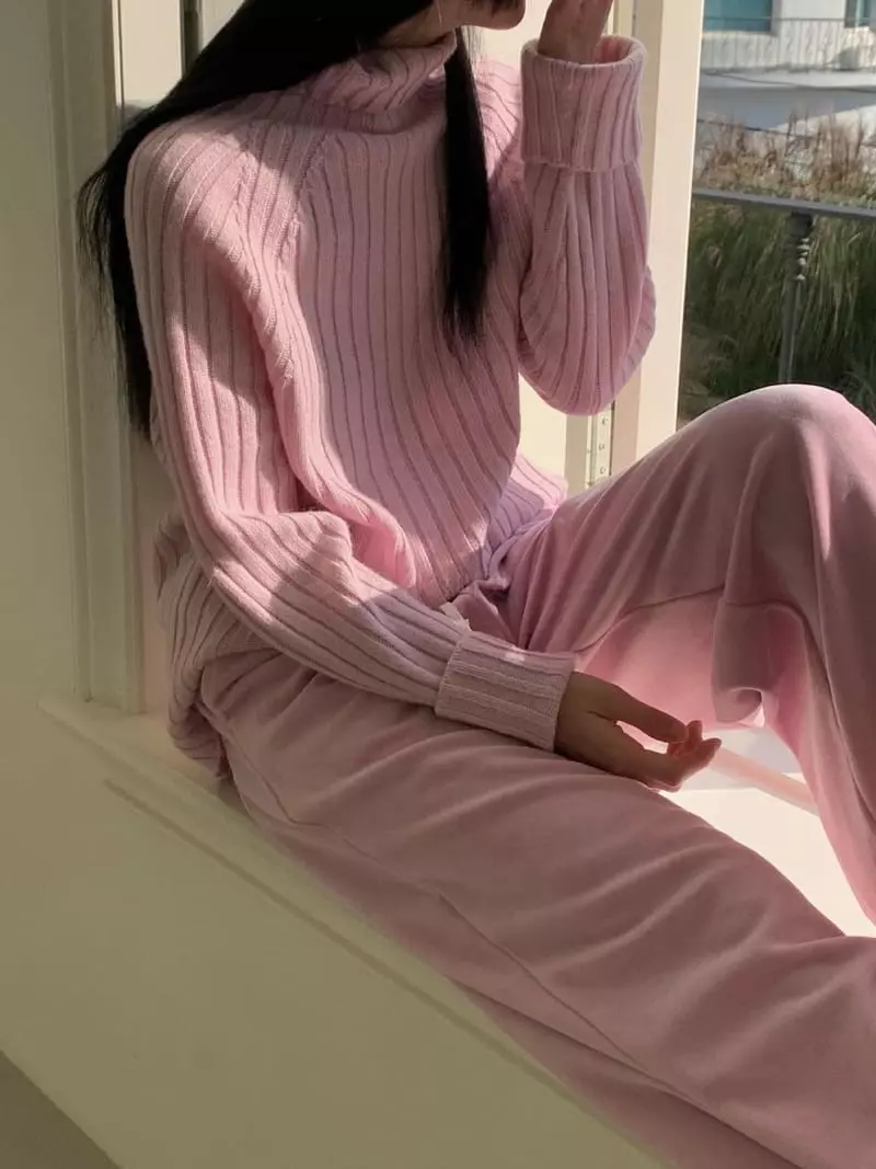 Avecnous - Korean Women Fashion - #momslook - Berry String Pants - 9