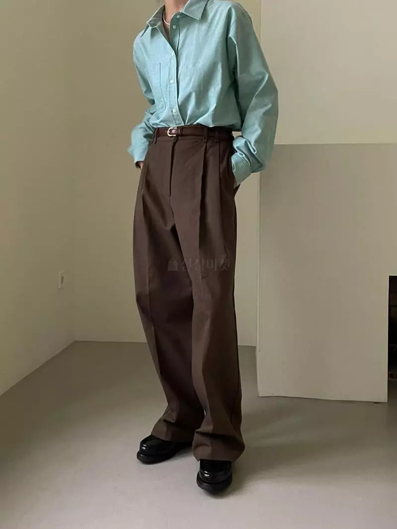 Avecnous - Korean Women Fashion - #momslook - Buff Pintuck Pants - 8