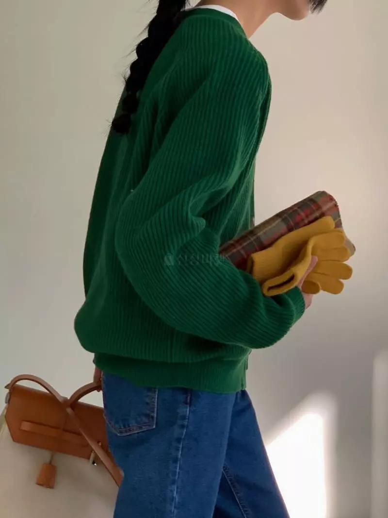 Avecnous - Korean Women Fashion - #momslook - Daily Cardigan - 7
