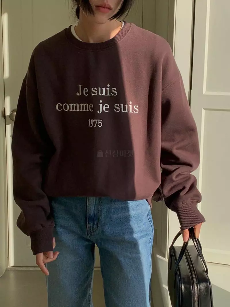 Avecnous - Korean Women Fashion - #momslook - Ccomme Sweatshirt - 7