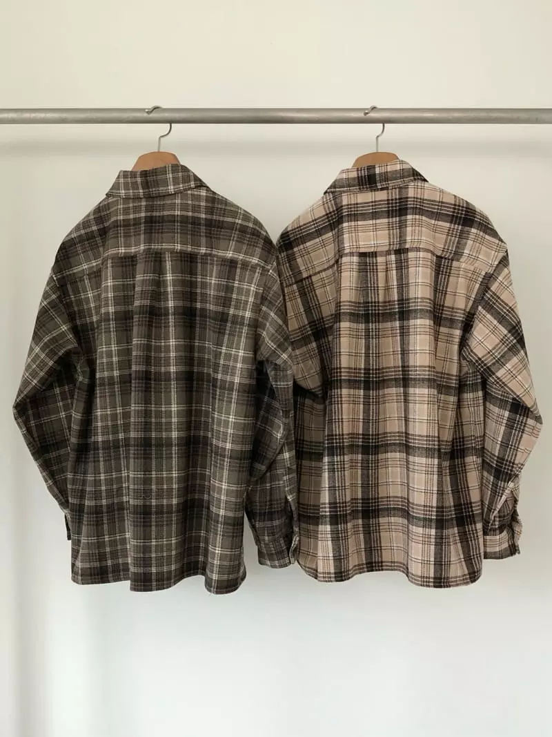 Avecnous - Korean Women Fashion - #vintagekidsstyle - Paul check Shirt - 4