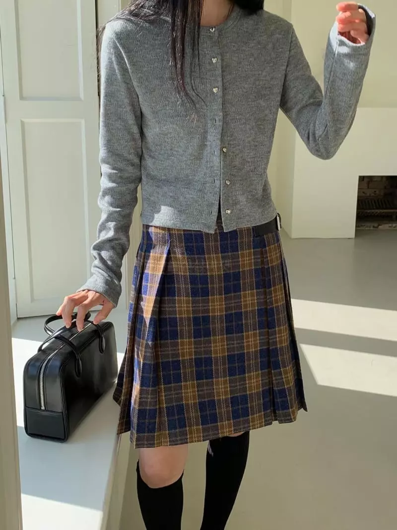 Avecnous - Korean Women Fashion - #restrostyle - Heart Button Set - 7