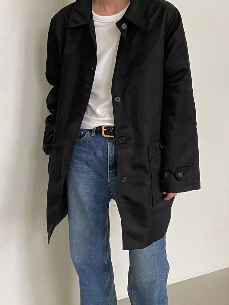 Avecnous - Korean Women Fashion - #pursuepretty - Putty Padding Coat - 4