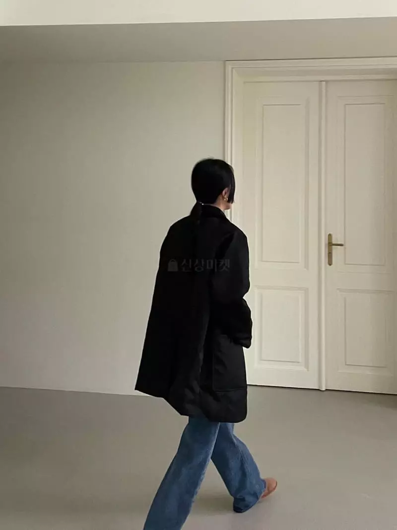 Avecnous - Korean Women Fashion - #thatsdarling - Putty Padding Coat - 7