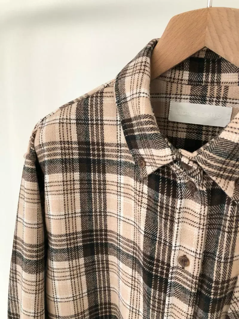 Avecnous - Korean Women Fashion - #vintagekidsstyle - Paul check Shirt - 3