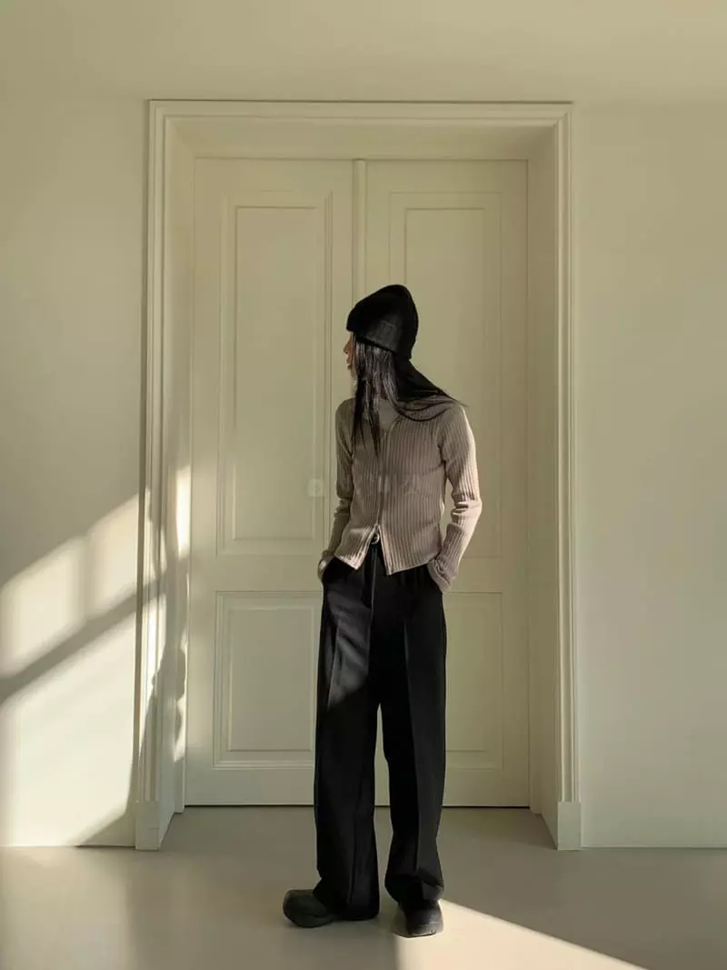 Avecnous - Korean Women Fashion - #womensfashion - Slim Pants - 5