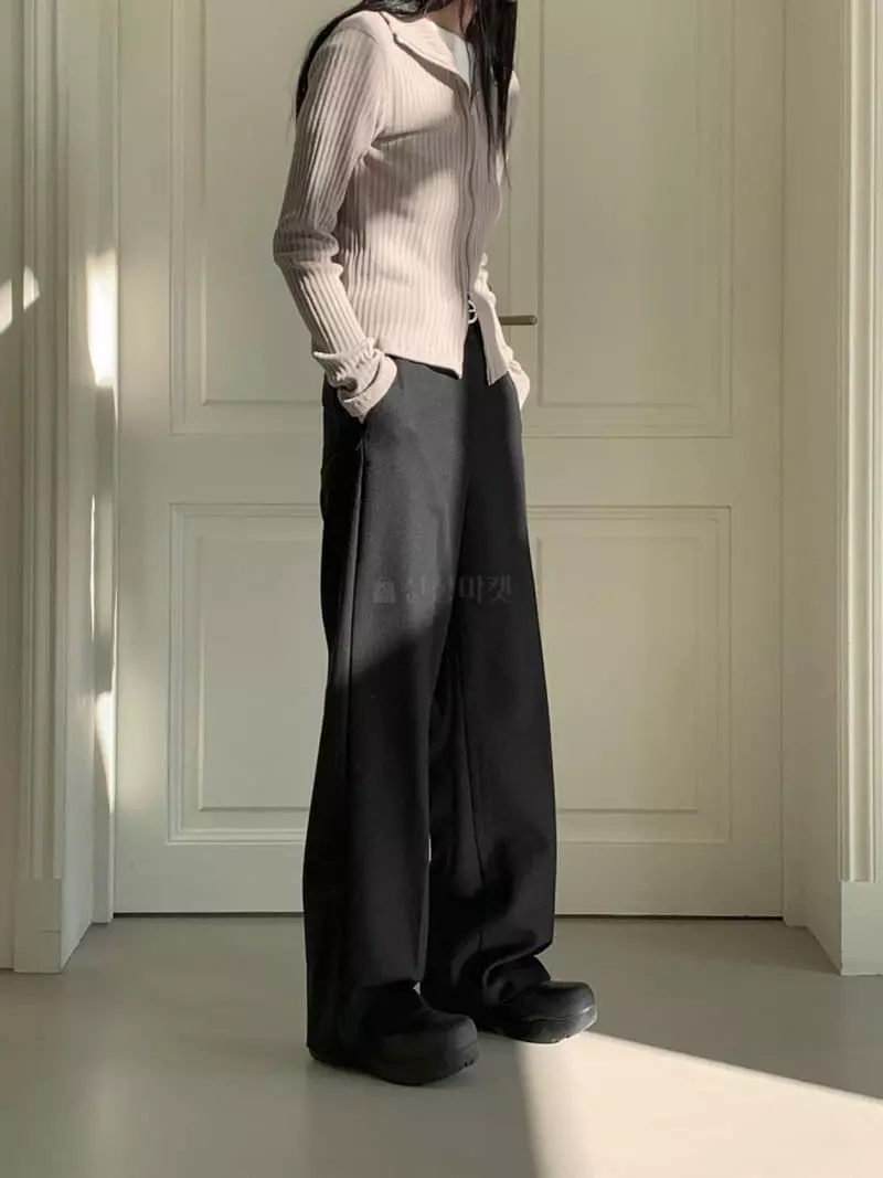 Avecnous - Korean Women Fashion - #womensfashion - Slim Pants - 7