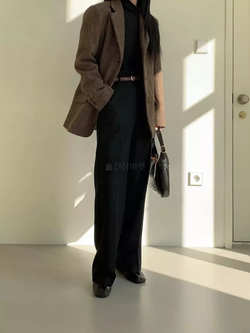 Avecnous - Korean Women Fashion - #womensfashion - Slim Pants - 9