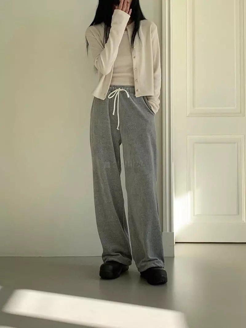 Avecnous - Korean Women Fashion - #womensfashion - Berry String Pants - 12