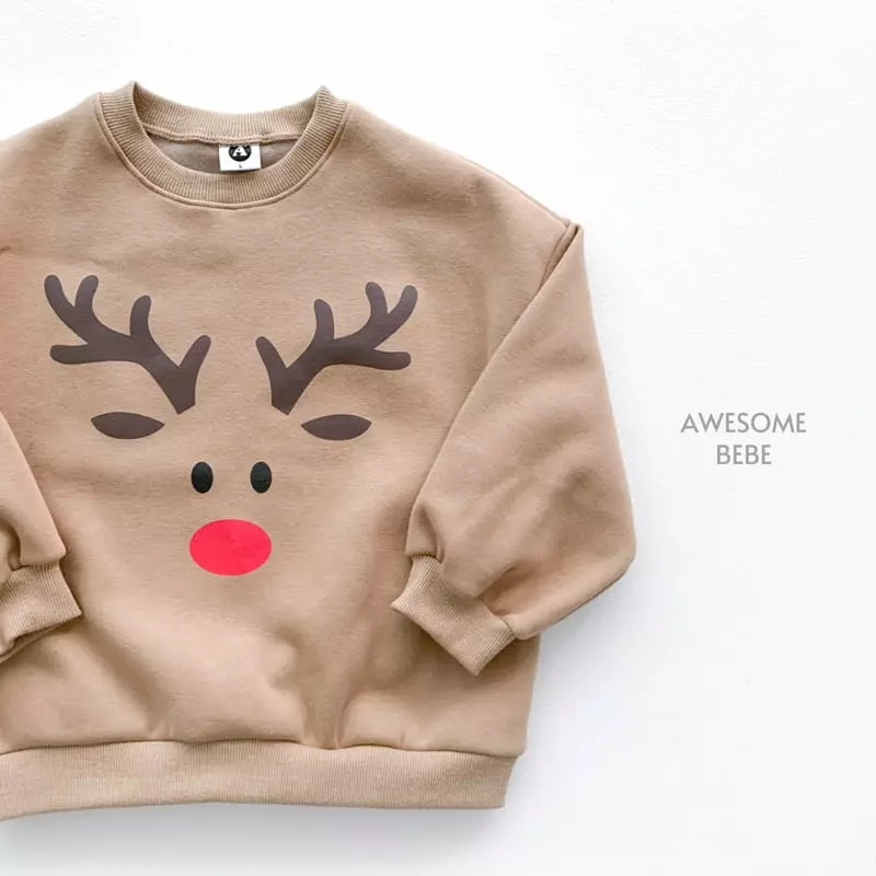 Awesome Bebe - Korean Children Fashion - #Kfashion4kids - Rudolf Sweatshirt - 3