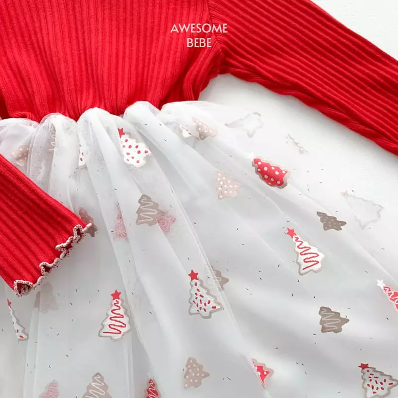 Awesome Bebe - Korean Children Fashion - #Kfashion4kids - Christams Fleece One-piece - 2