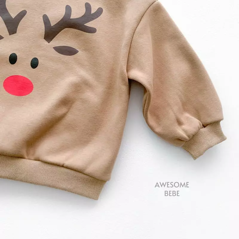Awesome Bebe - Korean Children Fashion - #childofig - Rudolf Sweatshirt - 8