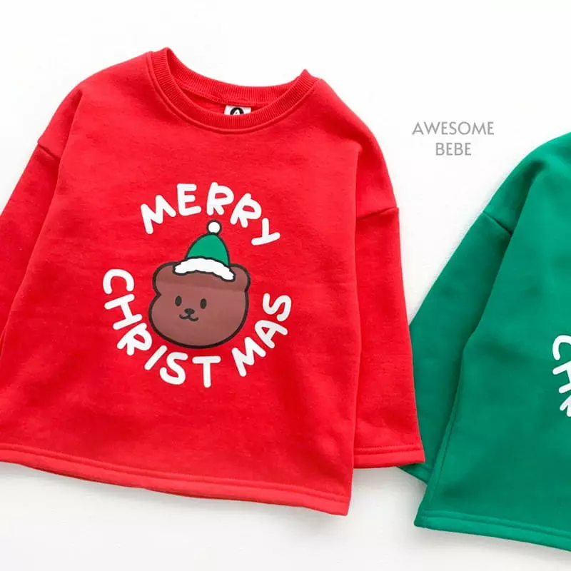 Awesome Bebe - Korean Children Fashion - #prettylittlegirls - Merry Bear Tee - 4