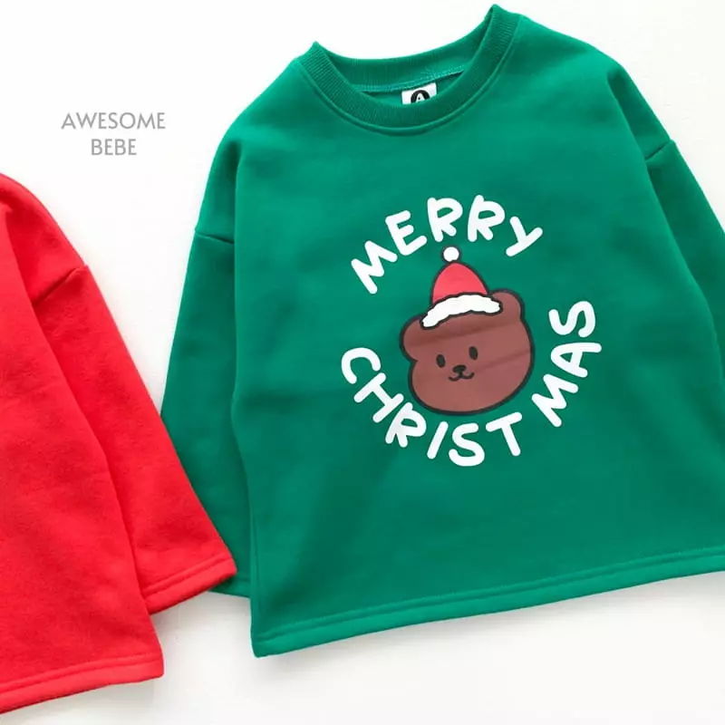 Awesome Bebe - Korean Children Fashion - #childofig - Merry Bear Tee - 5