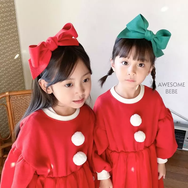 Awesome Bebe - Korean Children Fashion - #childofig - Big Ribbon Hairband - 4