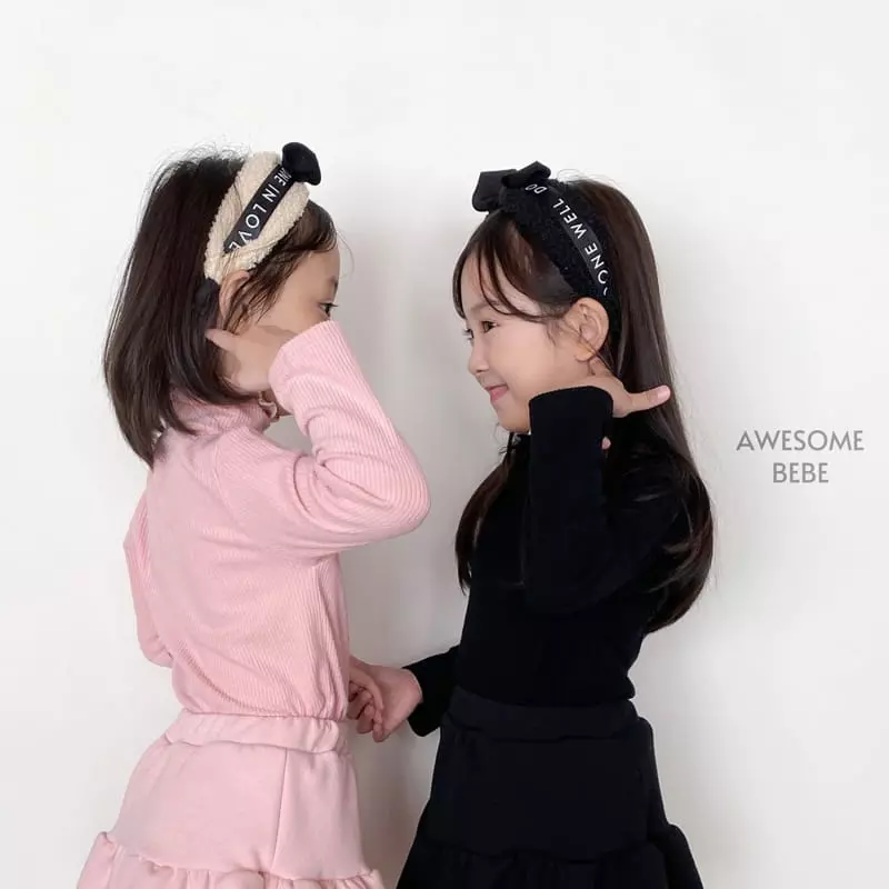 Awesome Bebe - Korean Children Fashion - #childofig - Bbogle Ribbon Hairband - 3