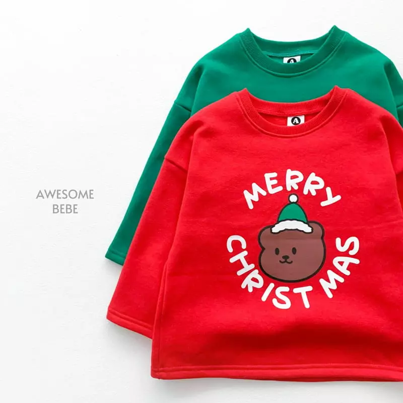 Awesome Bebe - Korean Children Fashion - #childrensboutique - Merry Bear Tee - 6