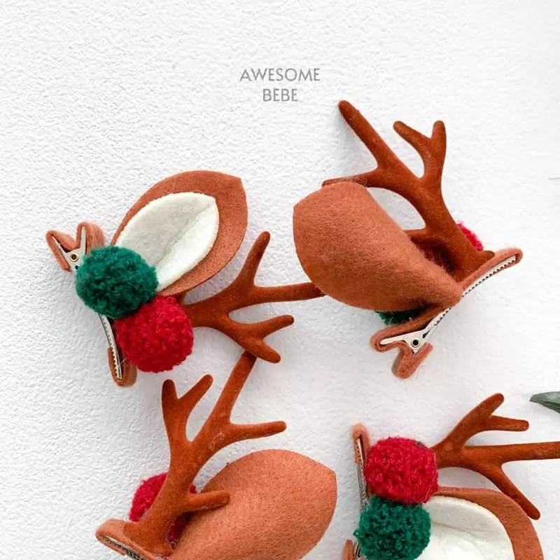 Awesome Bebe - Korean Children Fashion - #childrensboutique - Rudolf Hairpin - 5