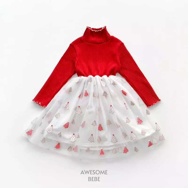 Awesome Bebe - Korean Children Fashion - #discoveringself - Christams Fleece One-piece - 11