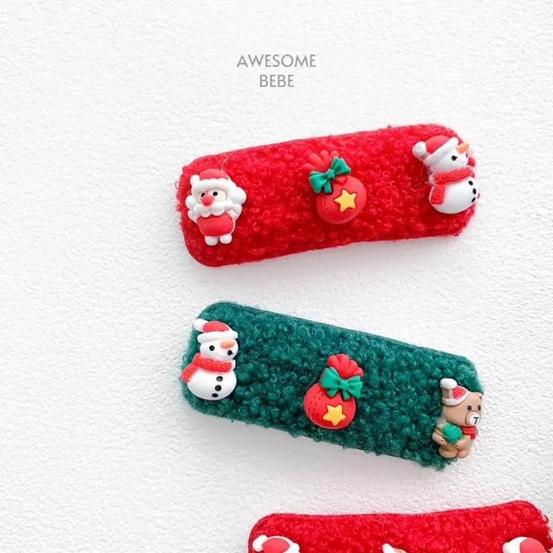Awesome Bebe - Korean Children Fashion - #discoveringself - Christmas Hairpin - 3
