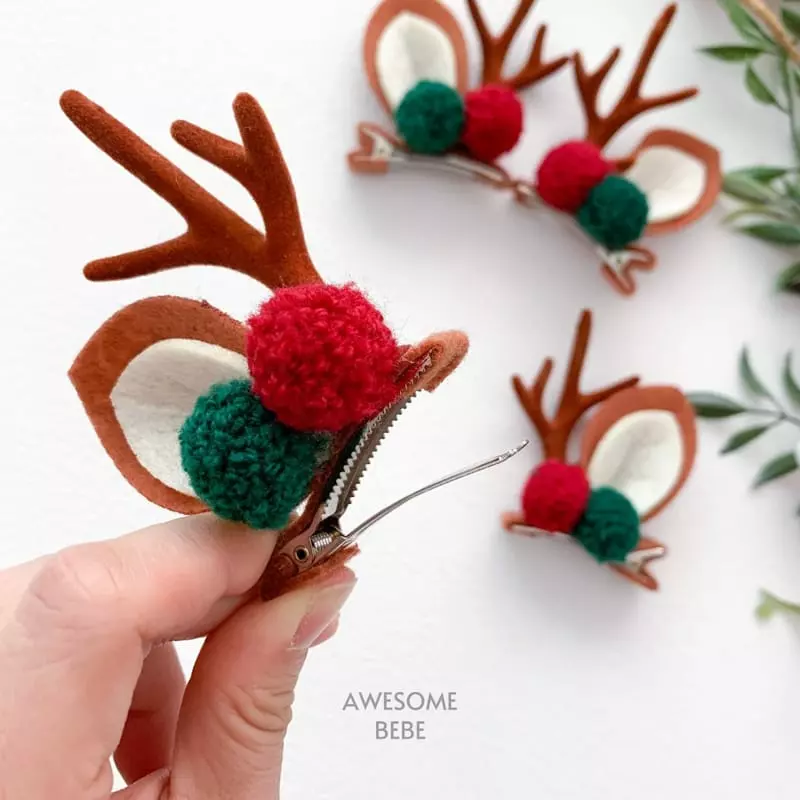 Awesome Bebe - Korean Children Fashion - #fashionkids - Rudolf Hairpin - 8