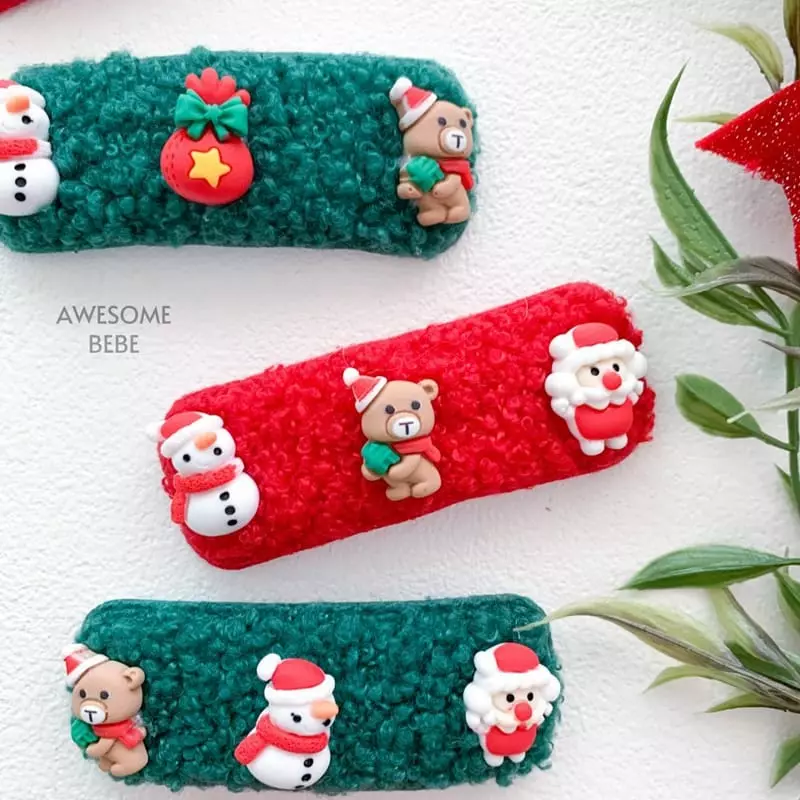 Awesome Bebe - Korean Children Fashion - #discoveringself - Christmas Hairpin - 4