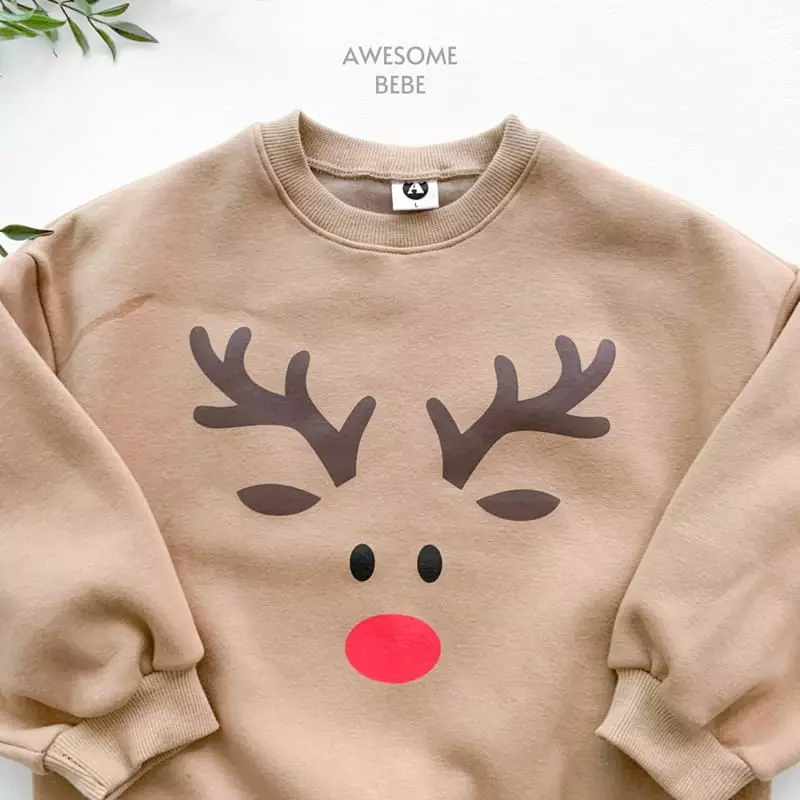 Awesome Bebe - Korean Children Fashion - #kidsstore - Rudolf Sweatshirt
