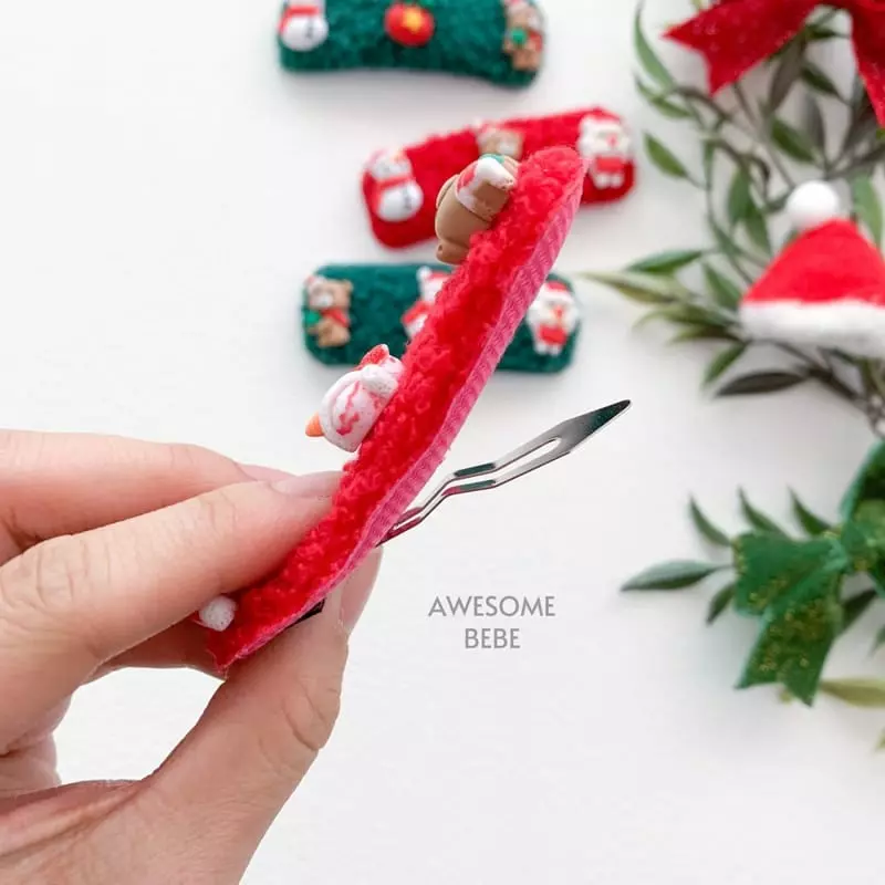 Awesome Bebe - Korean Children Fashion - #kidsstore - Christmas Hairpin - 6