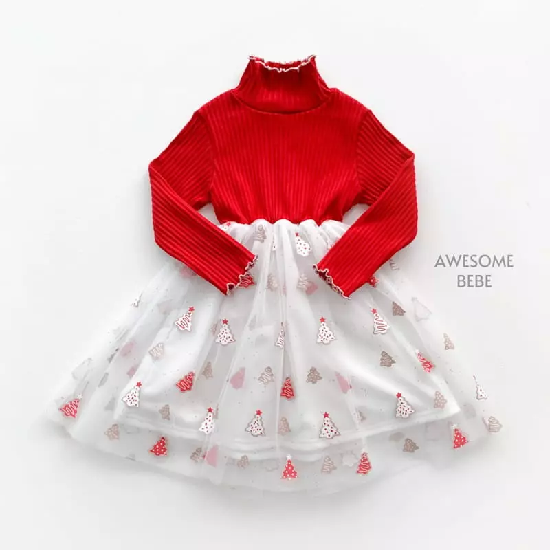 Awesome Bebe - Korean Children Fashion - #littlefashionista - Christams Fleece One-piece - 3