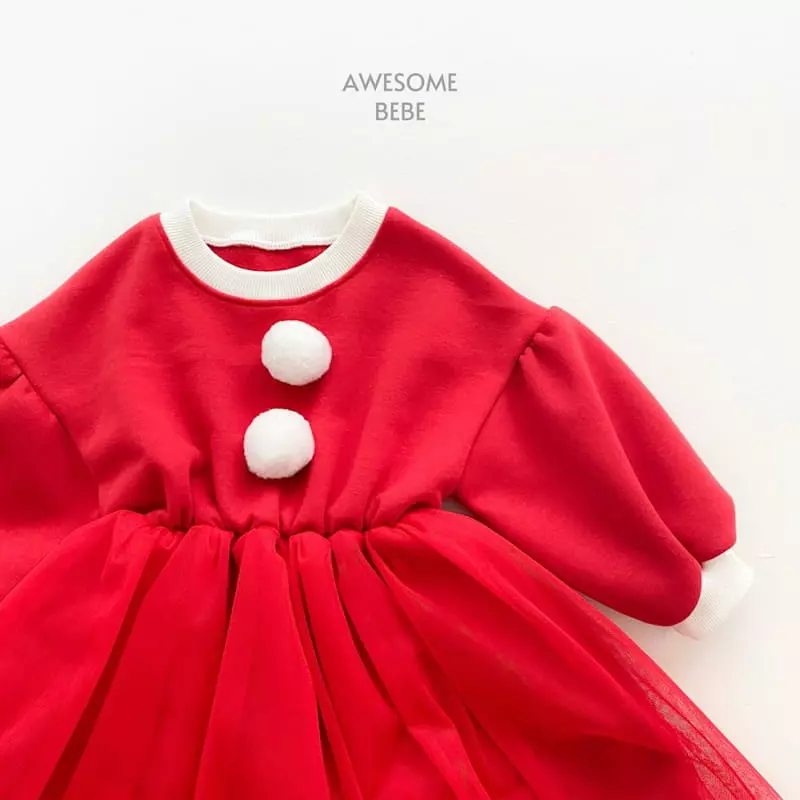 Awesome Bebe - Korean Children Fashion - #littlefashionista - Santa Fleece One-piece