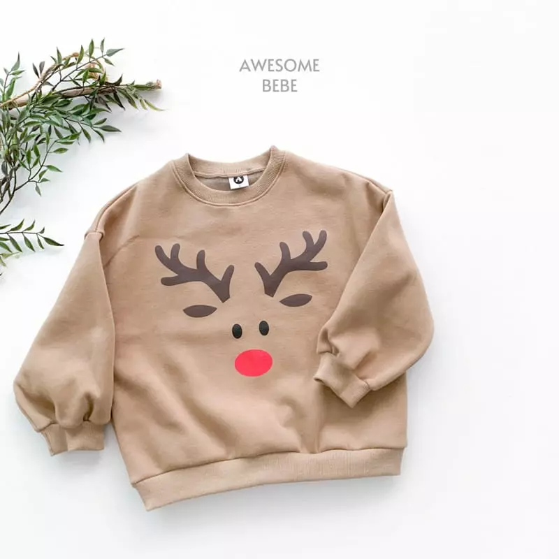 Awesome Bebe - Korean Children Fashion - #magicofchildhood - Rudolf Sweatshirt - 5