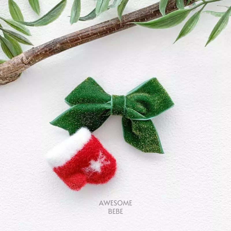Awesome Bebe - Korean Children Fashion - #magicofchildhood - Christmas Hairpin Set - 11