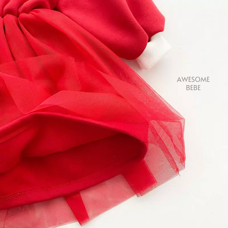 Awesome Bebe - Korean Children Fashion - #minifashionista - Santa Fleece One-piece - 3