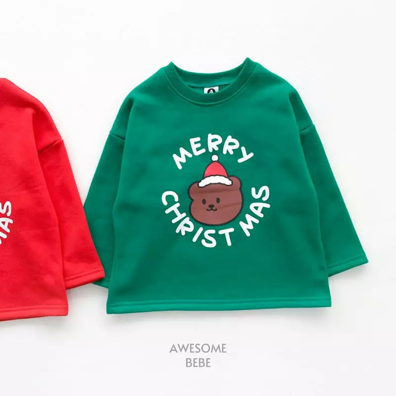 Awesome Bebe - Korean Children Fashion - #minifashionista - Merry Bear Tee - 2