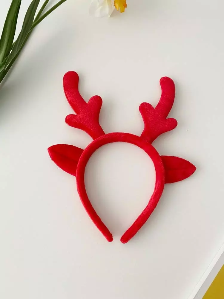 Awesome Bebe - Korean Children Fashion - #minifashionista - Velvet Rudolf Hairband - 2