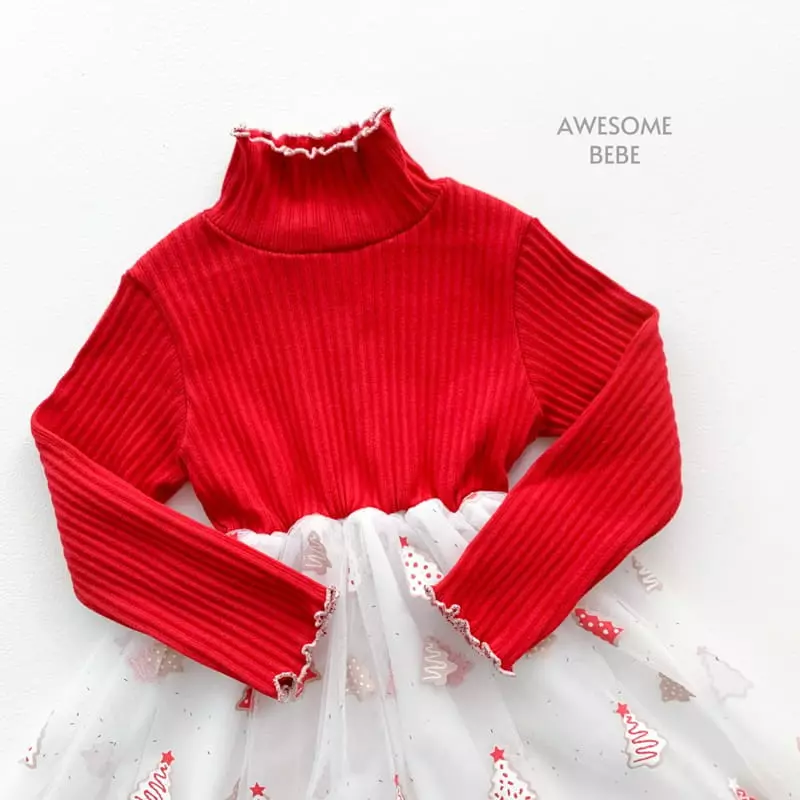 Awesome Bebe - Korean Children Fashion - #prettylittlegirls - Christams Fleece One-piece - 6