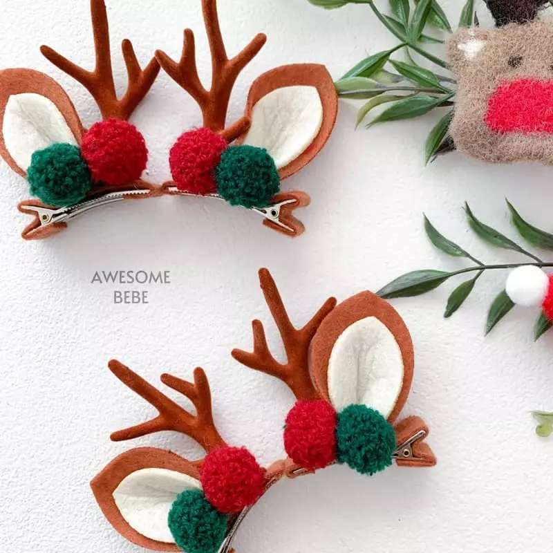 Awesome Bebe - Korean Children Fashion - #stylishchildhood - Rudolf Hairpin - 3