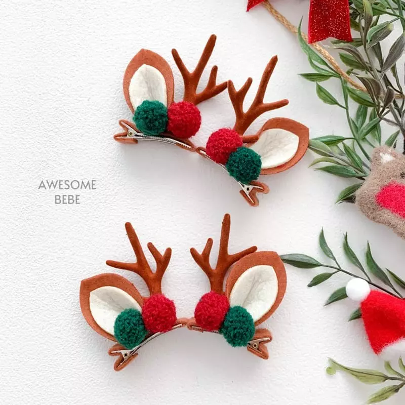 Awesome Bebe - Korean Children Fashion - #todddlerfashion - Rudolf Hairpin