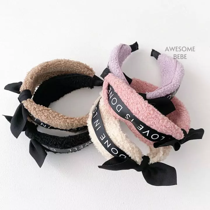 Awesome Bebe - Korean Children Fashion - #toddlerclothing - Bbogle Ribbon Hairband - 8