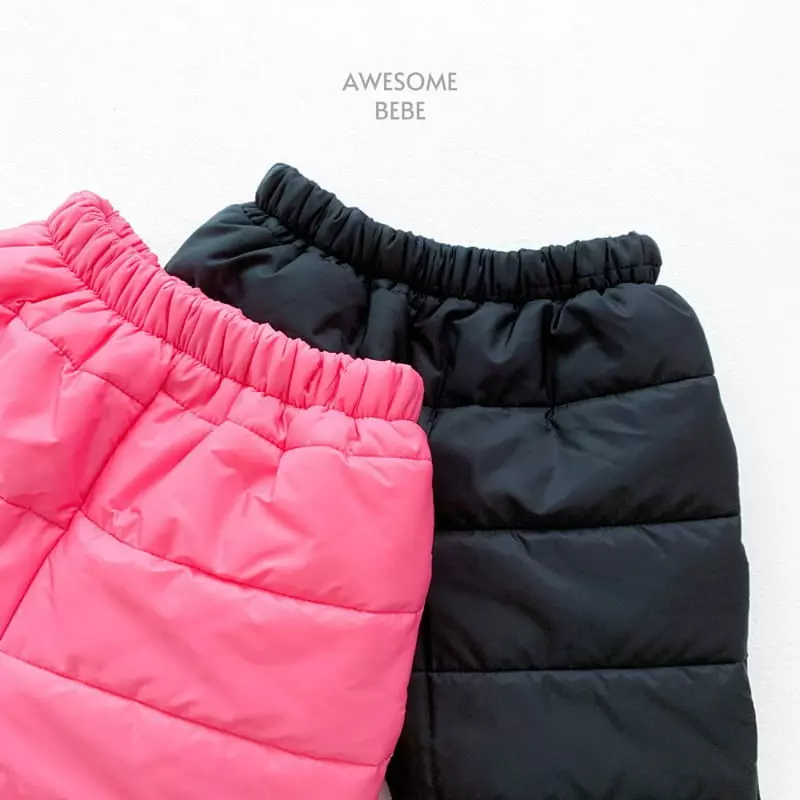 Awesome Bebe - Korean Children Fashion - #todddlerfashion - Snoe Padding Pants - 4