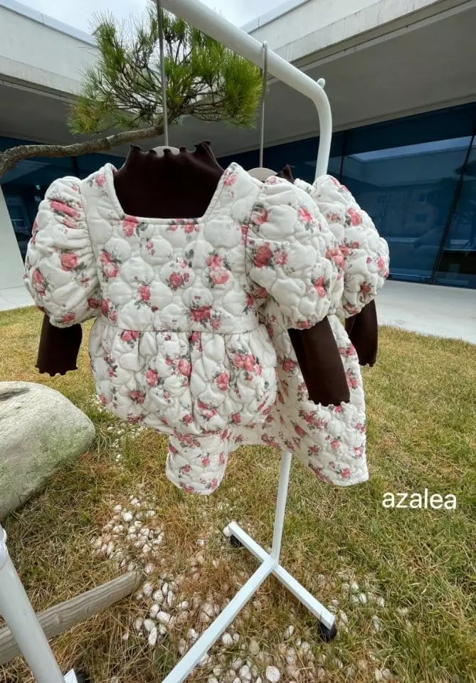 Azalea - Korean Baby Fashion - #babyoninstagram - Rose Quilting Bodysuit