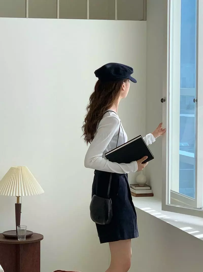 Baking Powder - Korean Women Fashion - #momslook - Coco Rib Tee - 2