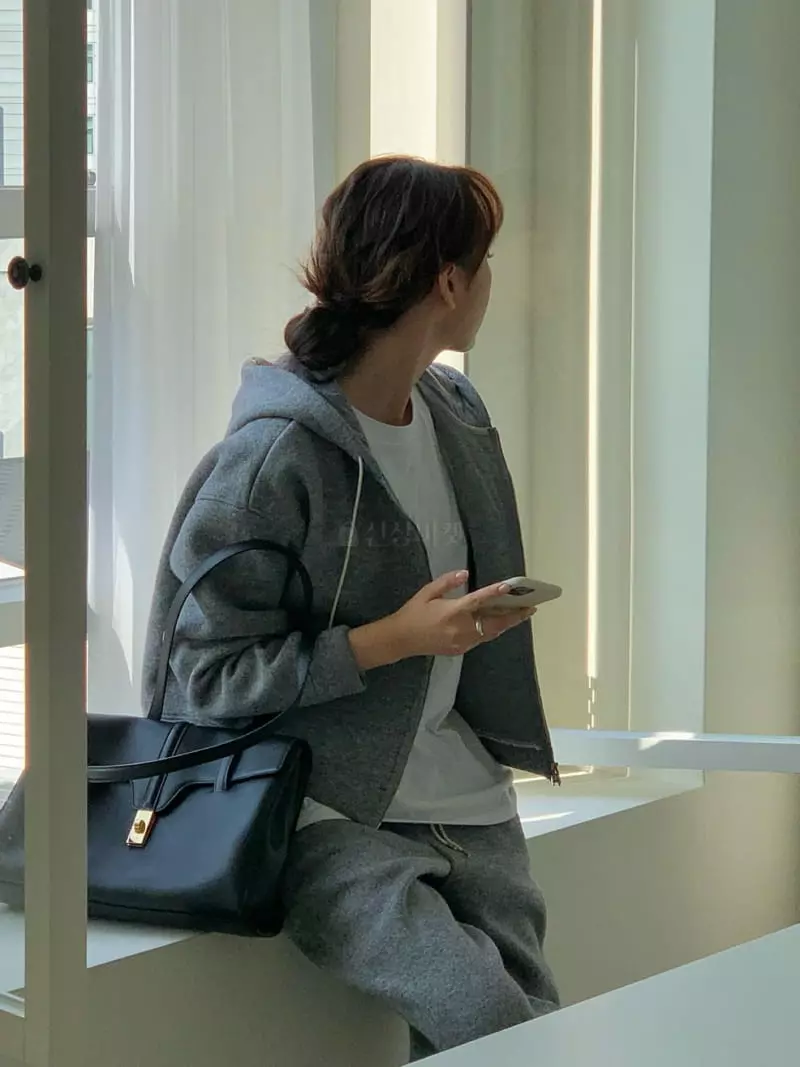 Baking Powder - Korean Women Fashion - #momslook - Judy Hoody Zip-up - 5